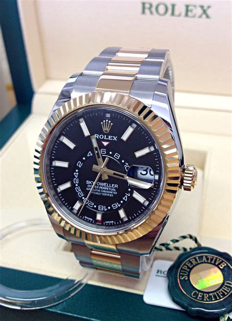 rolex sky dweller leather replica|missing rolex moniker.